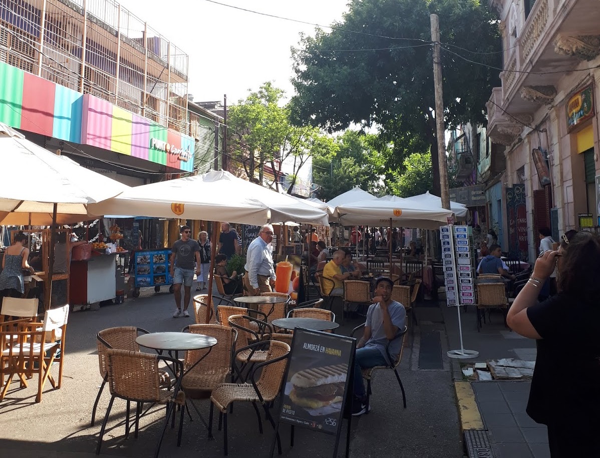 Restaurantes no caminito em La Boca