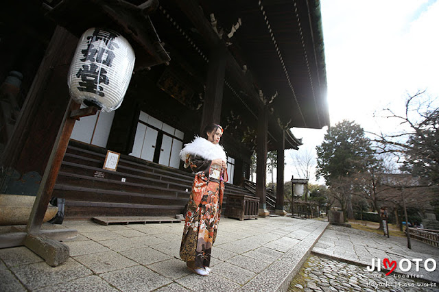 京都で成人式前撮りロケーション撮影