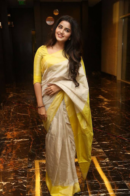 Anupama Parameswaran saree pics