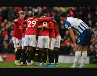   Manchester United vs Brighton November 2019