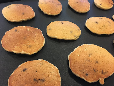 Gluten Free Oatmeal Raisin Pancakes