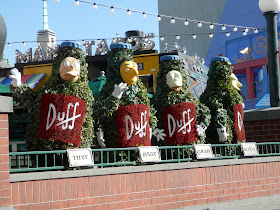 décors The Simpsons Universal Studios Hollywood