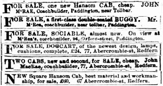 a selection of advertisements from The Sydney Morning Herald 1879 to 1892, farquharmacrae.blogspot.com