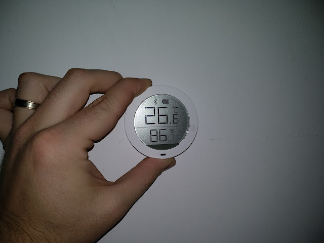 Sensor temperatura e humidade da Xiaomi