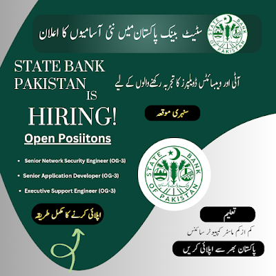 State Bank Pakistan SBP Jobs