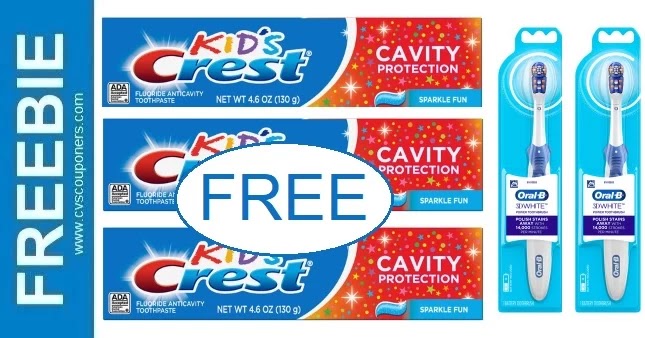 FREE Crest Products CVS Deal