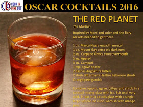 Oscar Cocktails 2016 The Martian The Red Planet