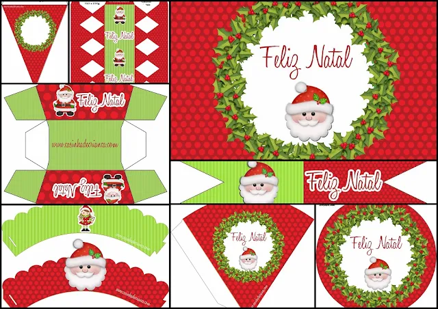 Lovely Christmas: Free Printable Kit.