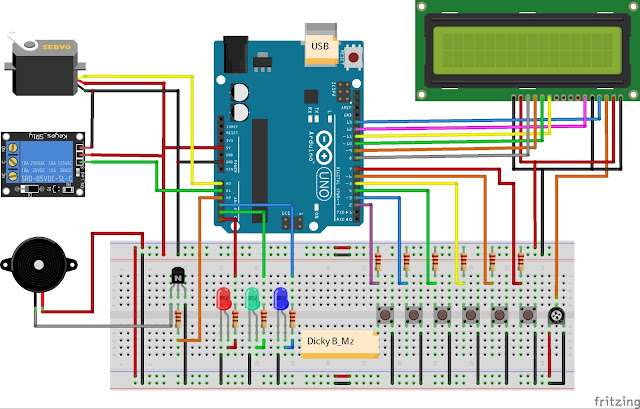 Arduino Keypad Password 6 Digit