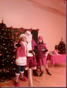 santa and the elves