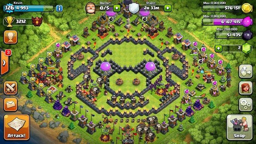 Kumpulan Gambar Base COC Paling Unik Aneh Dan Kreatif 