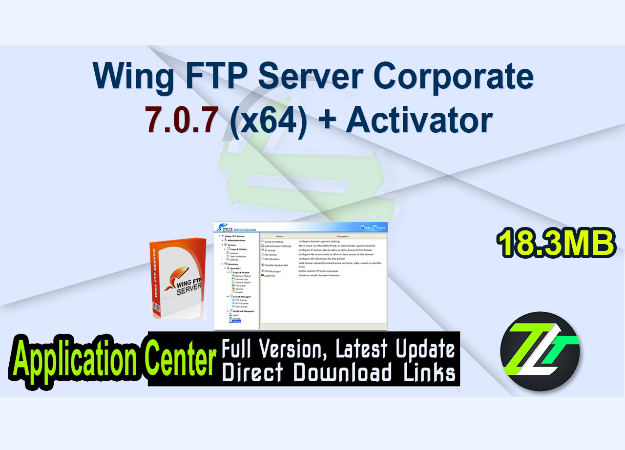 Wing FTP Server Corporate 7.0.7 (x64) + Activator