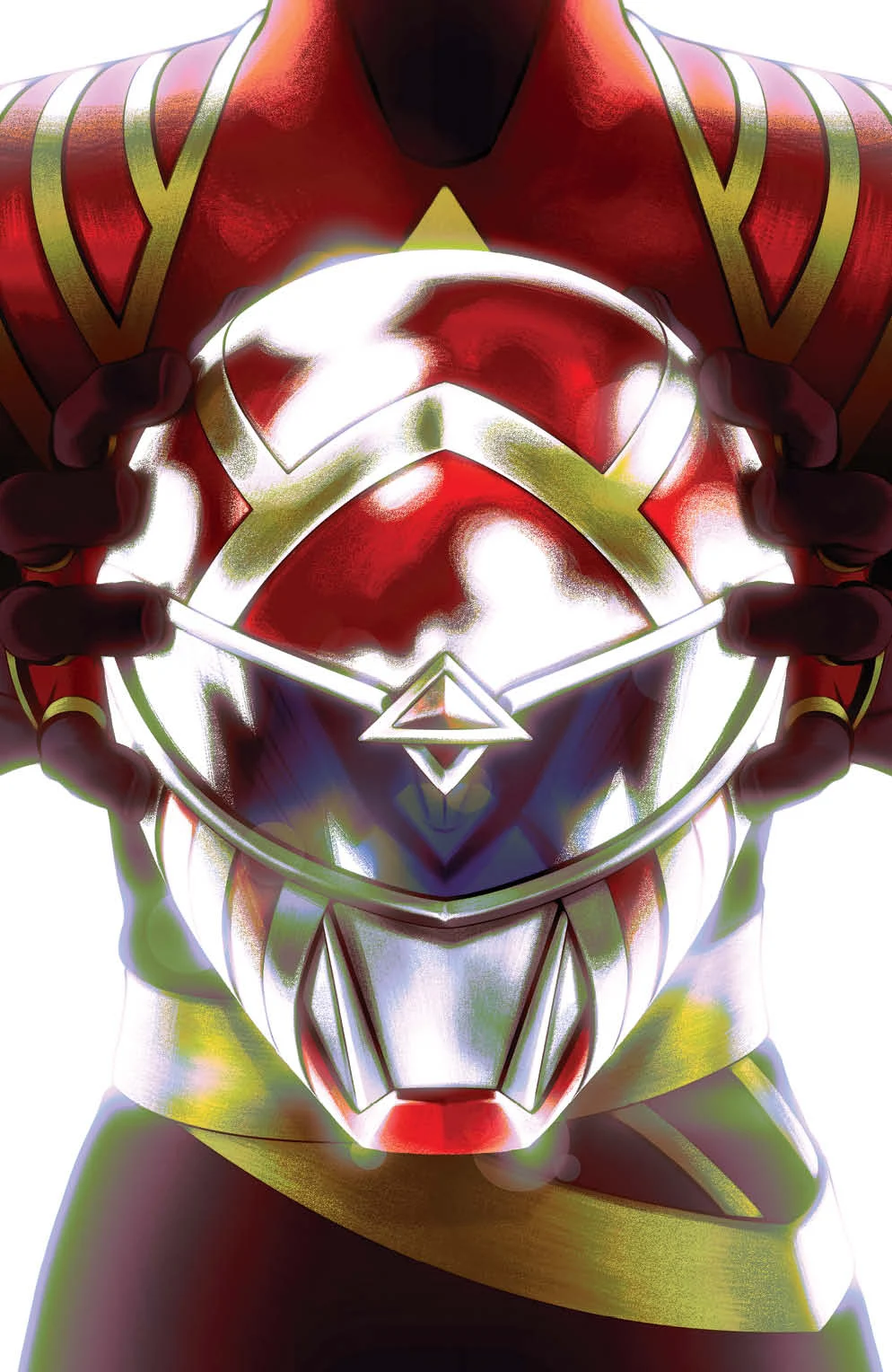 Red Omega Ranger Variant Cover