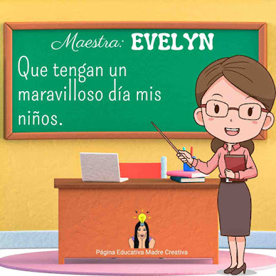 PIN Nombre Evelyn - Maestra Teacher Evelyn para imprimir