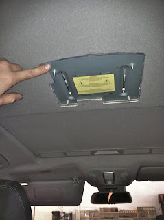 Mercedes Overhead LCD DVD Player Installation