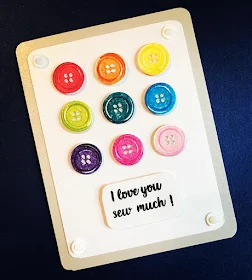 Sunny Studio Stamps: Cute As A Button Customer Card Share by Lori Frassinelli