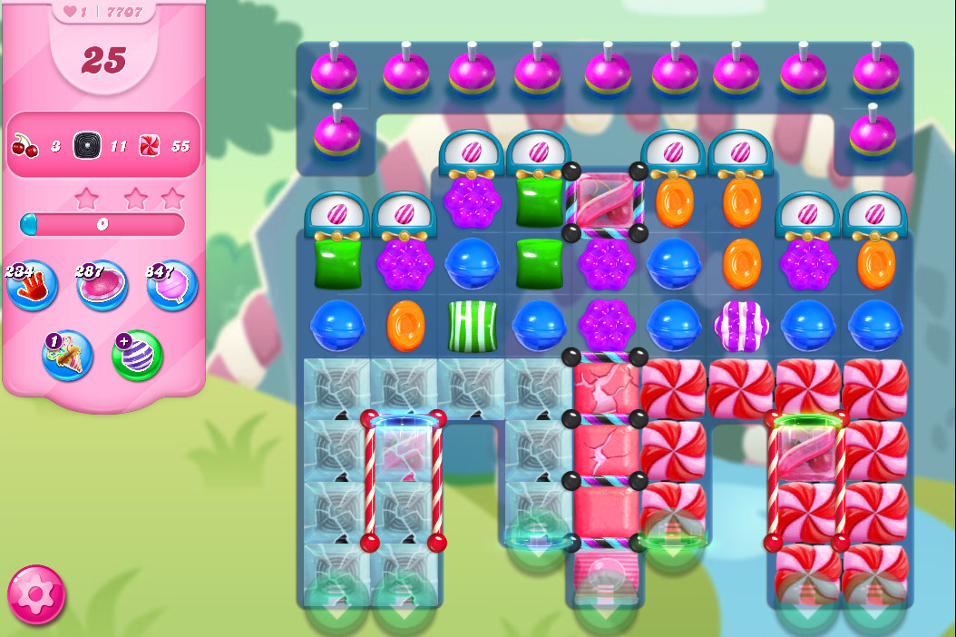 Candy Crush Saga level 7707