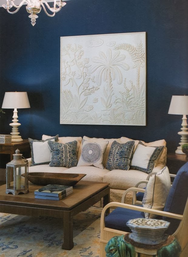 Choosing a color for painting interior walls#1 : Navy