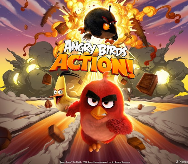 Angry Birds Action! là một trong những trò chơi mới nhất đến từ thương hiệu chim điên. Ảnh: Rovio