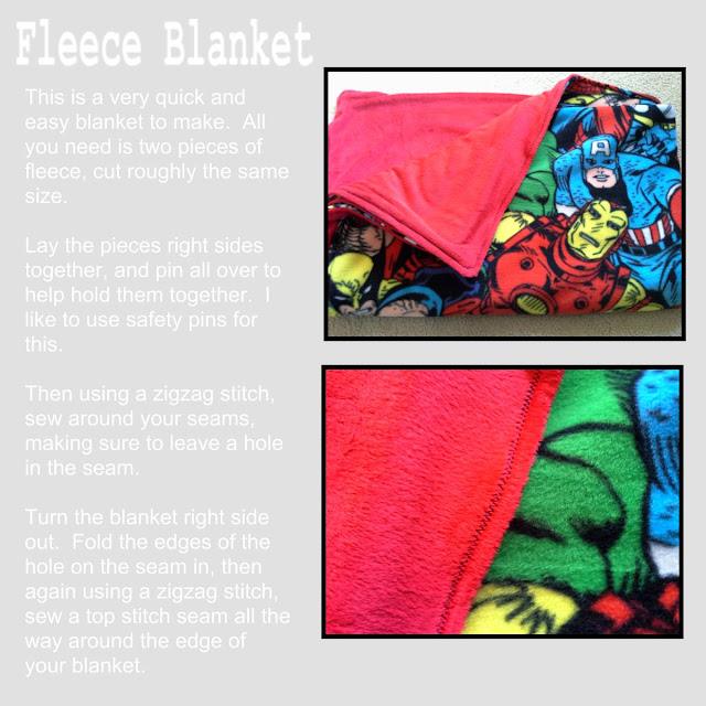 easy fleece blanket