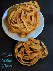 Red Kidney Beans Ola Pakoda, Rajma Ribbon Pakoda