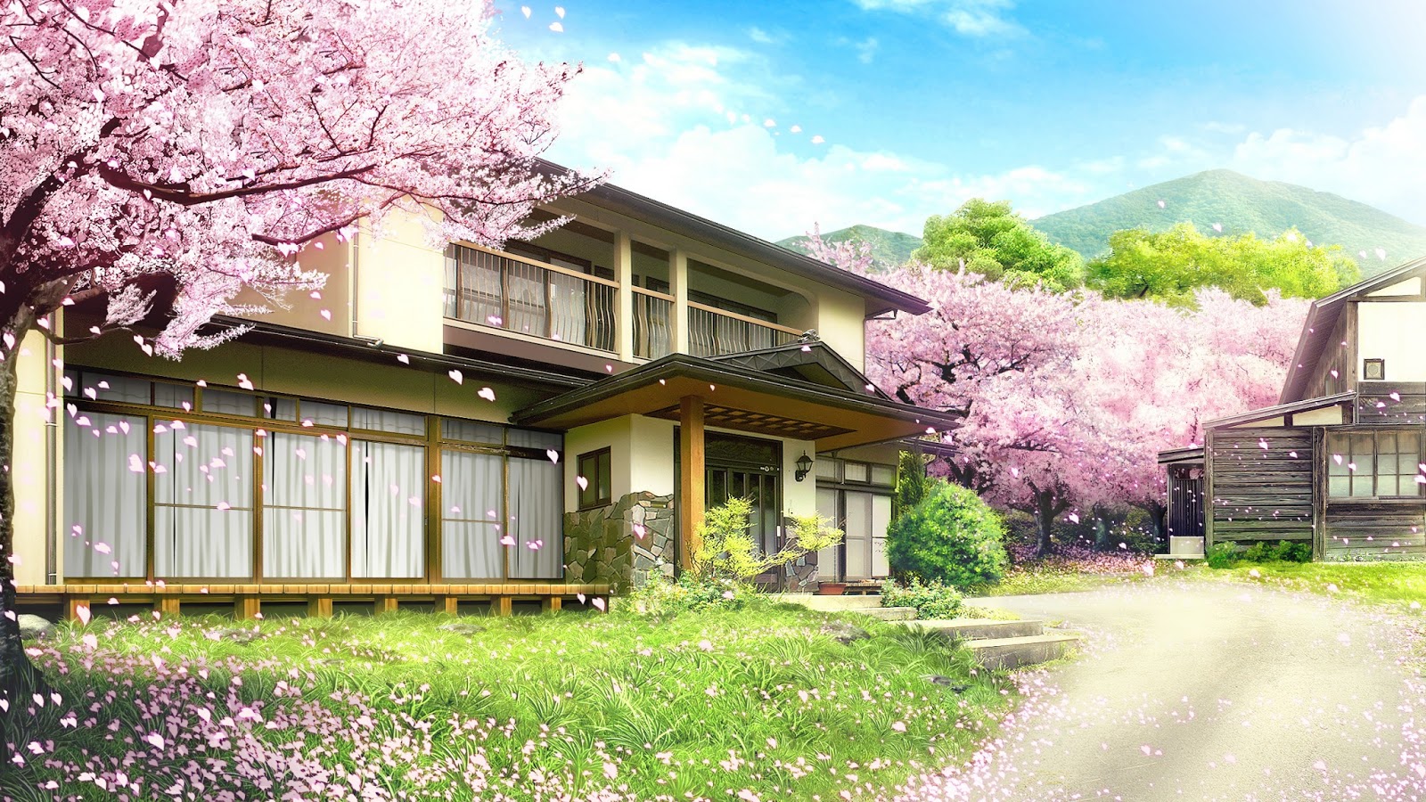 Anime Landscape: House (Anime Background)