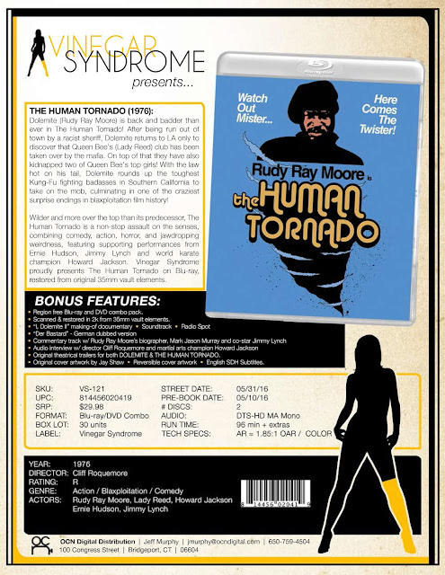 DVD & Blu-ray Release Report, The Human Tornado, Ralph Tribbey
