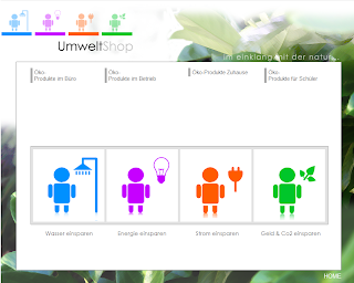 Unser UmweltShop mit den Unterkategorien!