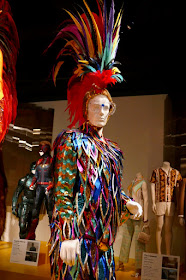 Elton John Rocketman feather mohawk costume