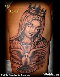 virgin tattoos art marry