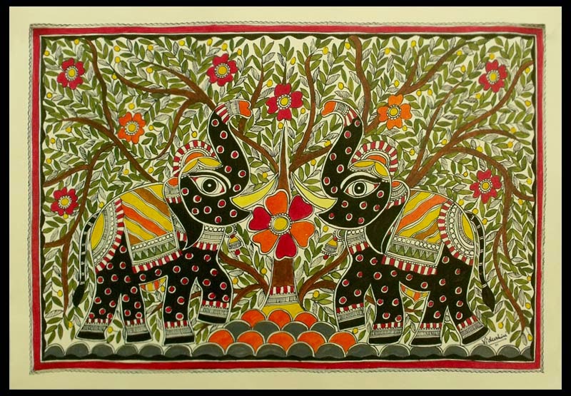 Madhubani Painting (Bihar) 