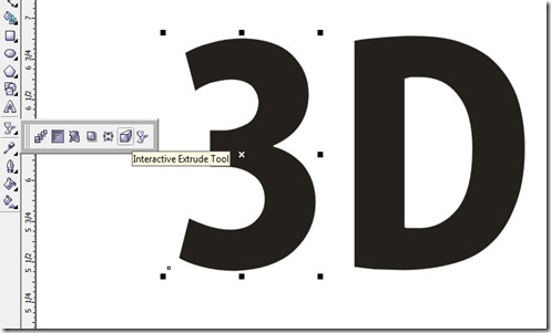 3D Text Corel Draw