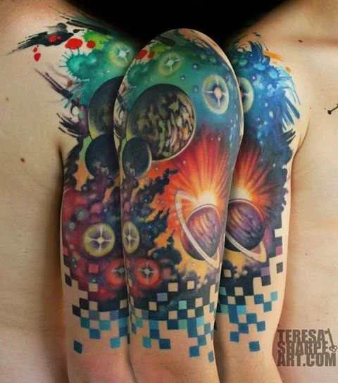 tatuajes del espacio