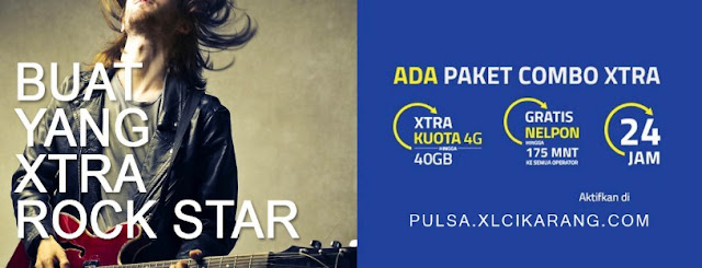 Cara Daftar Paket Internet XL Combo Xtra