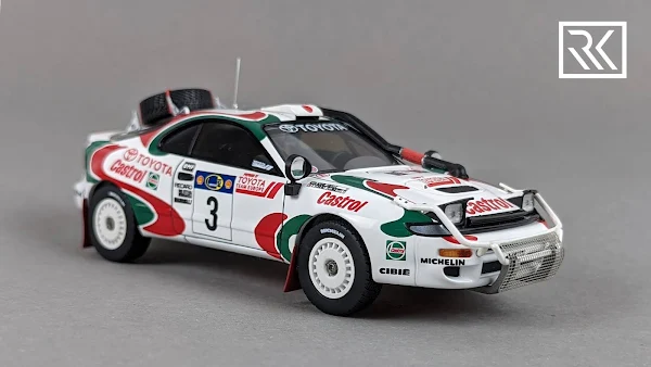 1:43 HPI-Racing Toyota Celica Turbo 4WD (ST185), Winners of Safari Rally 1995, Y.Fujimoto / A.Hertz