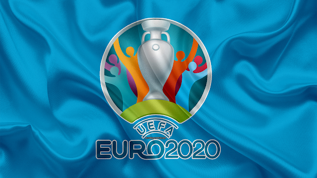 Logo on Flag EURO 2020 HD Wallpaper