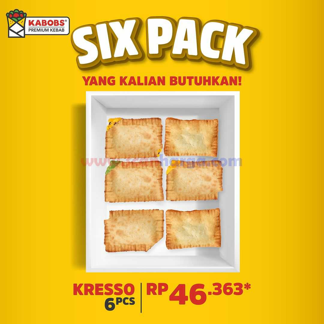 Promo KABOBS SIX PACK KRESSO 6 Pcs CUMA Rp 46.363