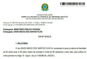 Secretário do PSL em Porto Velho é condenado por fraude e crime continuado