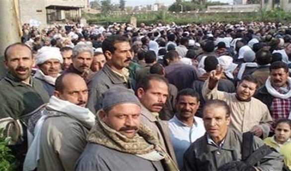 عمال "كفر الدوار" يدخلون في إضراب تضامني مع "غزل المحلة"