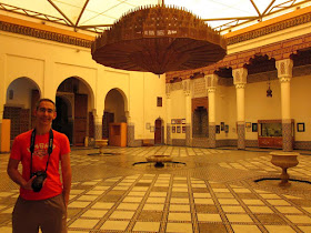 Patio central del Museo de Marrakech