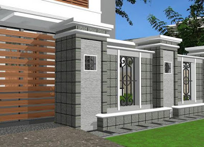 Desain Pagar Rumah Minimalis Modern Terbaru