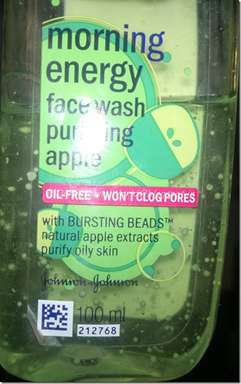 Clean & Clear Morning Energy Face Wash Purifying Apple