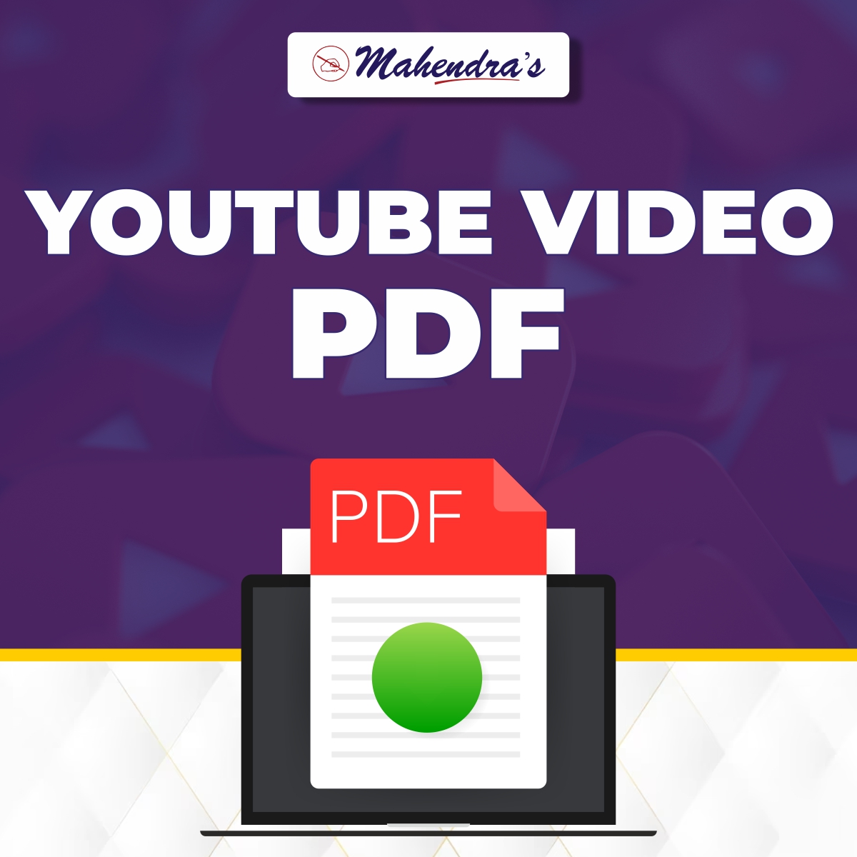 Youtube Video PDFs