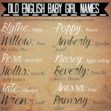 Beautiful Baby Girl Names And Meanings English