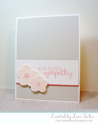 With Deepest Sympathy card-designed by Lori Tecler/Inking Aloud-stamps and dies from Reverse Confetti