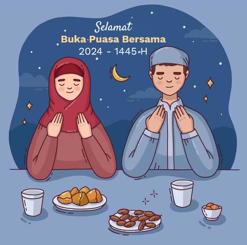 gambar buka puasa bersama ramadhan 1445 hijriah 2024