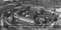 Aerial view of Brisbane's Boggo Road Gaol, 1956.