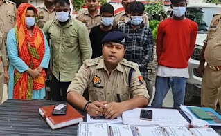 जौनपुर: पुलिस ने महिला समेत पांच चोरों को किया गिरफ्तार  | #NayaSaveraNetwork