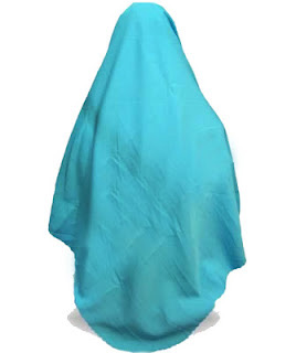 fairacollection Jilbab  Segi Empat Warna  Biru  Laut