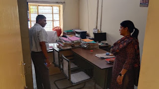 सायला उपखण्ड में सरकारी स्कूल और सहकारी कार्यालय का निरीक्षण किया - जिला कलेक्टर पुजा पार्थ - Inspected government school and cooperative office in Sayla subdivision - District Collector Puja Partha